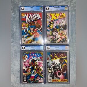 SOLD!! BUNDLE of X-MEN SLABS: #4, Adventures #1, Uncanny #282 & 283 KEYS! CGC